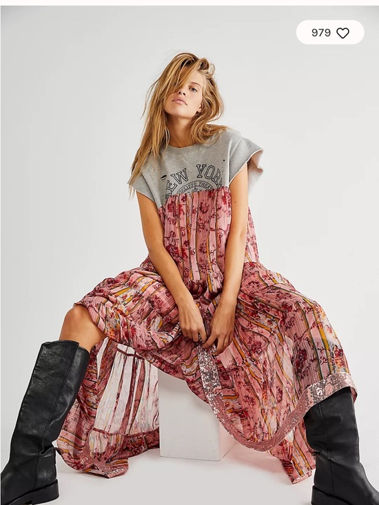 Free People Dresses & Skirts - ✨ Free People “Wallpaper” Maxi Dress – NWOT ✨